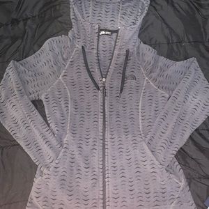 The North Face fleece hoodie